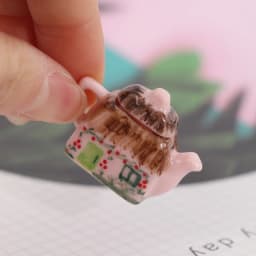 Lovely Porcelain Cup Water Kettle Tableware 1/12 Miniature Dollhouse Kitchen Toy