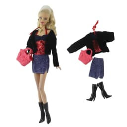 Handmade Babi Clothes Leather Clothing Outfit Overcoat for 11.5 Inch 30cm Doll BJD Clothes Many Style Gifts for Doll Accessories