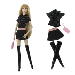 Handmade Babi Clothes Leather Clothing Outfit Overcoat for 11.5 Inch 30cm Doll BJD Clothes Many Style Gifts for Doll Accessories