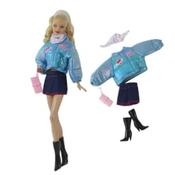 Handmade Babi Clothes Leather Clothing Outfit Overcoat for 11.5 Inch 30cm Doll BJD Clothes Many Style Gifts for Doll Accessories