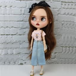 Blyth Doll Winter Coat Pants Jeans for Ob24 Ob22 Azone Blythe Doll Clothes