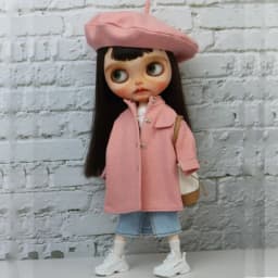 Blyth Doll Winter Coat Pants Jeans for Ob24 Ob22 Azone Blythe Doll Clothes