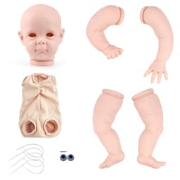 22Inch Bebe Reborn Kit Maggi Truly Baby Vinyl Gentle Touch Unpainted Unassembled Blank Parts DIY Baby Molds For Girl Maggie