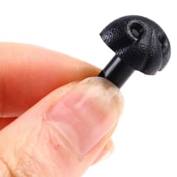 10Pcs 15/18/21mm Dog Noses Smooth Plug-in Animal Plastic Noses DIY Accessories For Crochet Toy Doll Making Supply Amigurumi Doll