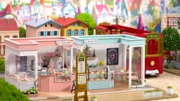 Wooden Miniature Doll House DIY Small House Kit 3D Puzzle Assemble Building Model Home Bedroom Decoration With Furniture Gifts