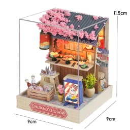 Wooden Miniature Doll House DIY Small House Kit 3D Puzzle Assemble Building Model Home Bedroom Decoration With Furniture Gifts