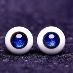 1pair 8mm 10mm 12mm 14mm Blue Black Glass Eyes Eyeball For BJD Doll DIY Doll Making Crafts Accessories Safety Animal Toy
