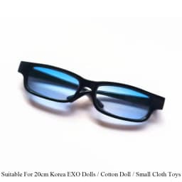1PC Miniature Doll Glasses Lovely Eyewear Clear Lens Eyeglasses For Blythe Doll Accessories 20CM Plush Doll Glasses Accessory