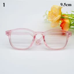 1PC Miniature Doll Glasses Lovely Eyewear Clear Lens Eyeglasses For Blythe Doll Accessories 20CM Plush Doll Glasses Accessory