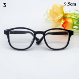 1PC Miniature Doll Glasses Lovely Eyewear Clear Lens Eyeglasses For Blythe Doll Accessories 20CM Plush Doll Glasses Accessory