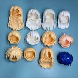 GSC Clay man replaces face hair doll accessories