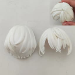 GSC Clay man replaces face hair doll accessories