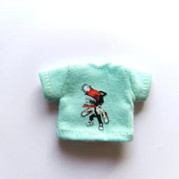 New 1/12 OB11 Baby Clothes Cartoon Cute Print T-Shirt Doll Clothes GSC Element Molly Doll Clothes 1 / 12 BJD Doll Accessories