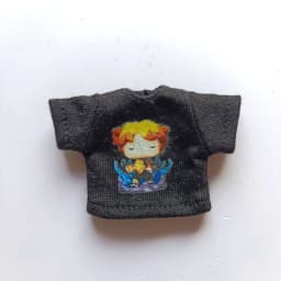 New 1/12 OB11 Baby Clothes Cartoon Cute Print T-Shirt Doll Clothes GSC Element Molly Doll Clothes 1 / 12 BJD Doll Accessories