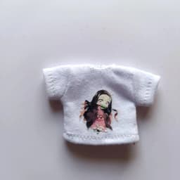 New 1/12 OB11 Baby Clothes Cartoon Cute Print T-Shirt Doll Clothes GSC Element Molly Doll Clothes 1 / 12 BJD Doll Accessories
