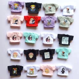 New 1/12 OB11 Baby Clothes Cartoon Cute Print T-Shirt Doll Clothes GSC Element Molly Doll Clothes 1 / 12 BJD Doll Accessories