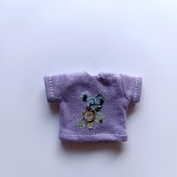 New 1/12 OB11 Baby Clothes Cartoon Cute Print T-Shirt Doll Clothes GSC Element Molly Doll Clothes 1 / 12 BJD Doll Accessories