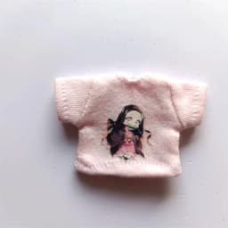 New 1/12 OB11 Baby Clothes Cartoon Cute Print T-Shirt Doll Clothes GSC Element Molly Doll Clothes 1 / 12 BJD Doll Accessories