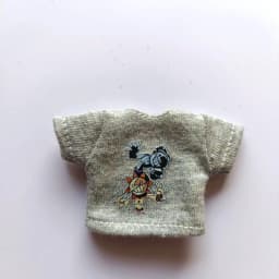 New 1/12 OB11 Baby Clothes Cartoon Cute Print T-Shirt Doll Clothes GSC Element Molly Doll Clothes 1 / 12 BJD Doll Accessories