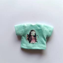 New 1/12 OB11 Baby Clothes Cartoon Cute Print T-Shirt Doll Clothes GSC Element Molly Doll Clothes 1 / 12 BJD Doll Accessories