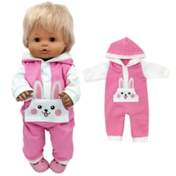 For 40 Cm Nenuco Doll Clothes 17 Inch Baby Doll Flower Shirt Pants Toys Clothing