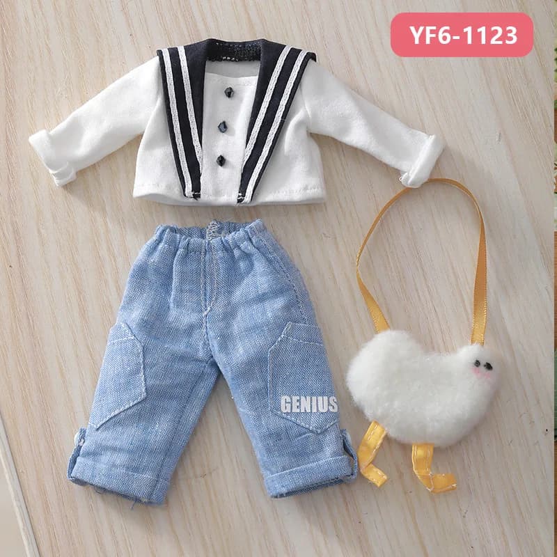 BJD SD Doll Clothes 1/6 St 6 Point Body Doll Accessories