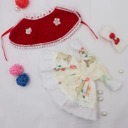 Evening Sequin Dress For 12 inch Dolls Vintage Cute Doll Clothes 30cm Dresses for Girls Festival Outfit Pleated Skirt for Summer