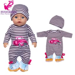 New Born Baby Doll Clothes Hooded Sweater for 18" Girl Doll Jacket Toys Doll Outfits