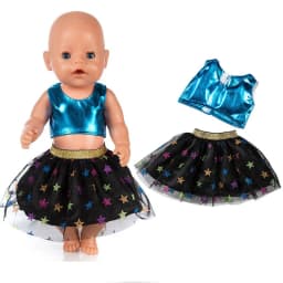 New Born Baby Doll Clothes Hooded Sweater for 18" Girl Doll Jacket Toys Doll Outfits