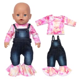 New Born Baby Doll Clothes Hooded Sweater for 18" Girl Doll Jacket Toys Doll Outfits