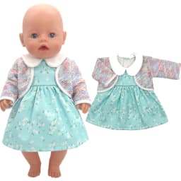 New Born Baby Doll Clothes Hooded Sweater for 18" Girl Doll Jacket Toys Doll Outfits