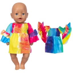 New Born Baby Doll Clothes Hooded Sweater for 18" Girl Doll Jacket Toys Doll Outfits