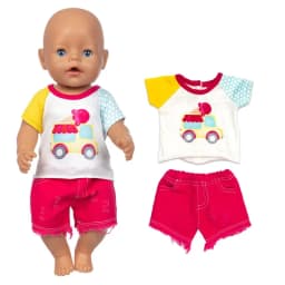 New Born Baby Doll Clothes Hooded Sweater for 18" Girl Doll Jacket Toys Doll Outfits