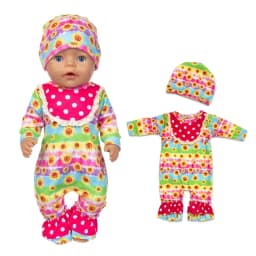 New Born Baby Doll Clothes Hooded Sweater for 18" Girl Doll Jacket Toys Doll Outfits