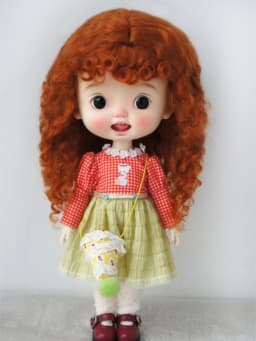 D28002 Extremely Longe Curly Monghanjuc Mohair BJD Wigs 6-7' 7-8' 8-9' 9-10' 1/6 1/4 1/3 YOSD MSD SD DOD QBaby Blythes Hair
