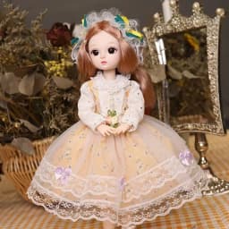 30cm 1/6 BJD Doll Little Cute Dress 21 Removable Joint Princess Beauty Makeup Fashion DIY Toy Gift Girl