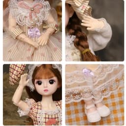 30cm 1/6 BJD Doll Little Cute Dress 21 Removable Joint Princess Beauty Makeup Fashion DIY Toy Gift Girl