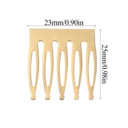 10Pcs Doll Hair Comb Mini Metal Clip Girl Hair Clip DIY Doll Accessories Doll Hairpin Headwear Princess Kid Hairclip Gift