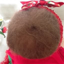 10 Pieces / Lot 100% Pure Mohair Reborn Baby Doll Hair With Dark Brown/Gold Color Fit For DIY Reborn Baby Doll Accessories