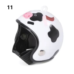 Dollhouse Helmet Cute Miniature Dollhouse Mini Helmet Toy for Doll House Accessories Sun Rain Protection Hats Chicken Helmet