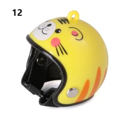 Dollhouse Helmet Cute Miniature Dollhouse Mini Helmet Toy for Doll House Accessories Sun Rain Protection Hats Chicken Helmet