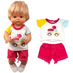 40cm Baby Dolls Clothes Coat 16 Inch Nenuco Ropa Y Su Hermanita Children Girl's Gift Toys Wears