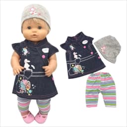 40cm Baby Dolls Clothes Coat 16 Inch Nenuco Ropa Y Su Hermanita Children Girl's Gift Toys Wears