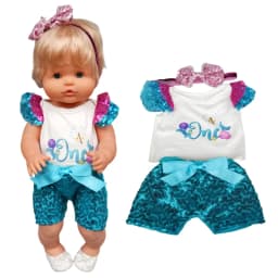 40cm Baby Dolls Clothes Coat 16 Inch Nenuco Ropa Y Su Hermanita Children Girl's Gift Toys Wears