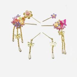 30CM Costume Dolls Headwear 7PCS/Set 1/6 BJD Plastic+Metal Chinese Costume Doll Toys Headdress Hairpin Headwear AccessoriesZH183