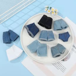 Multi Style Denim 11.5"Jeans Bottoms Shorts For Doll Clothes Outfits Short Pants Casual Wears For Blythe 1/6 Dolls Accessories