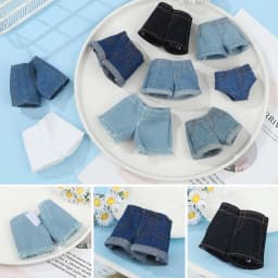 Multi Style Denim 11.5"Jeans Bottoms Shorts For Doll Clothes Outfits Short Pants Casual Wears For Blythe 1/6 Dolls Accessories