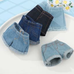 Multi Style Denim 11.5"Jeans Bottoms Shorts For Doll Clothes Outfits Short Pants Casual Wears For Blythe 1/6 Dolls Accessories