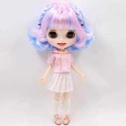D Series Outfits for ICY Blyth doll one piece simple dress casual dressing suit for 1/6 BJD azone s OB24