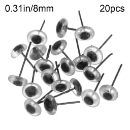 20Pcs Transparent Needle Felting Eyes Doll Glass Eyes For DIY Bears Animals Kids Toys Accessories 3/4/5/6/7/8/9/10mm